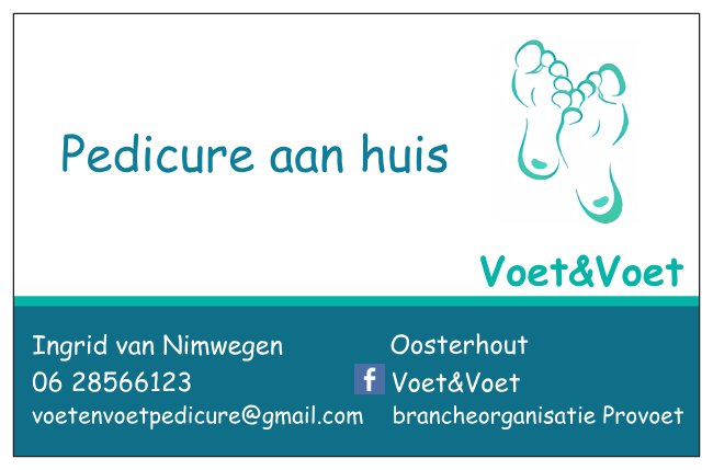 Voet&Voet, Pedicure aan huis - Regio Oosterhout NB